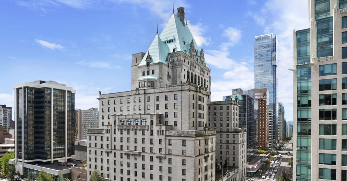 Fairmont Hotel Vancouver exterior